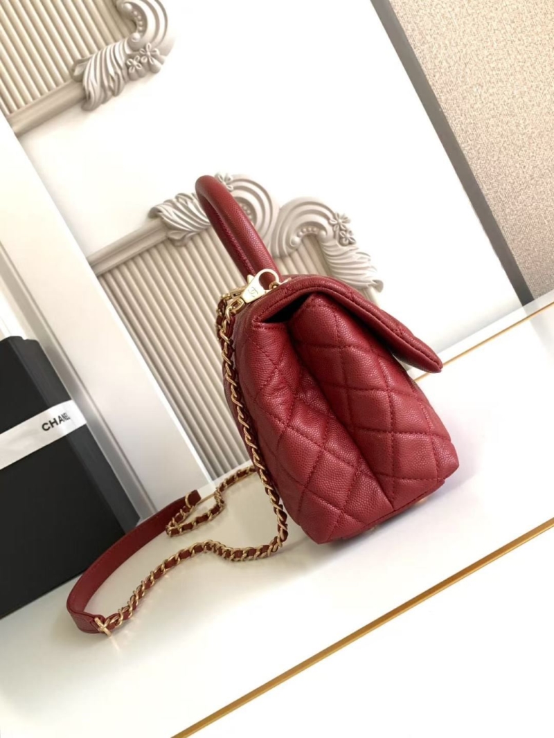 Ch**el top handle bags